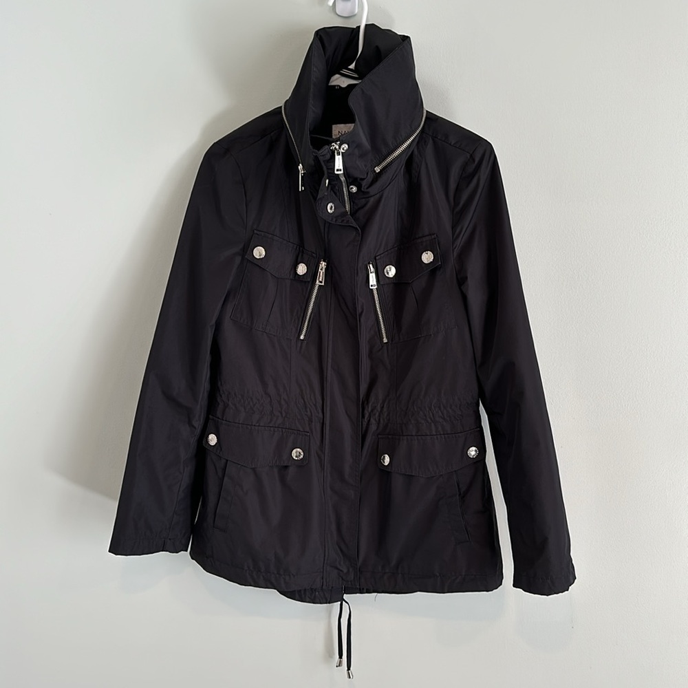 Nautica Black Raincoat